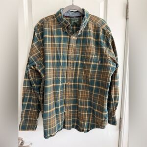 Woolrich Plaid Shirt - Teal and Mustard